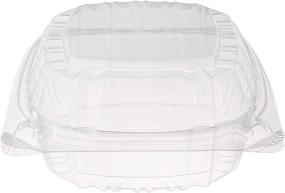 img 2 attached to 🍱 DART 5-inch Clear Hinged Food Sandwich Take-Out Container Cupcake Cookie Favor Cake, 25 Pack