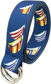 img 1 attached to 🏅 D Ring Canvas Sailing Thomas Bates Men's Accessories - Premium Belts Collection