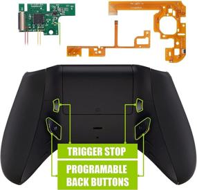img 2 attached to 🎮 Enhanced Gaming Experience with eXtremeRate Black Lofty Programable Remap & Trigger Stop Kit for Xbox One S/X Controller Model 1708