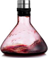 🍷 northome 50oz wine breather carafe with lid - hand blown heat-resistant glass - red wine carafe and decanter - essential wine accessories logo