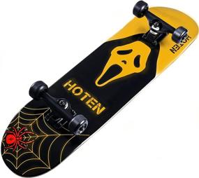 img 1 attached to HOTEN Skateboard Skateboards Complete Standard Sports & Fitness