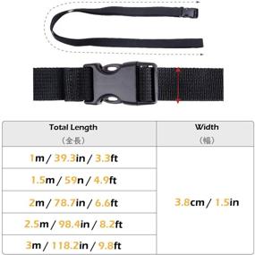 img 3 attached to TRIWONDER Luggage Suitcase Adjustable Accessories