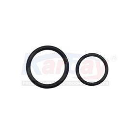 img 2 attached to 🔧 Power Steering Pump Inlet & Outlet O-Ring Seal Kit (2 Pack) - 91345-RDA-A01 & 91370-SV4-000 - High-Quality Fluorocarbon (Viton) Material