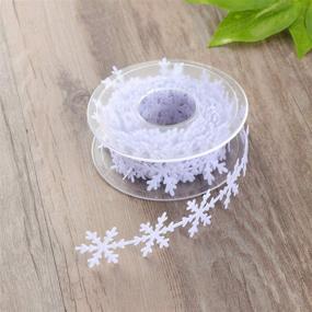 img 3 attached to 🎀 Premium Die Cut Snowflake Trim Ribbon: Perfect for Scrapbooking, Crafts, Weddings, Birthdays, Baby Showers, and More!