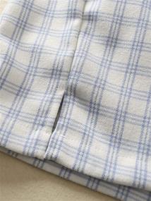 img 1 attached to SOLY HUX Womens Plaid Split