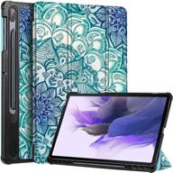 📱 fintie slim case for samsung galaxy tab s7 fe 12.4 inch 2021 (sm-t730/t733/t736/t738) &amp; galaxy tab s7 plus 2020, lightweight tri-fold stand cover, auto wake/sleep, enhanced e-illusions design logo