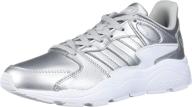 adidas women's chaos walking medium athletic shoes - step up your game! logo