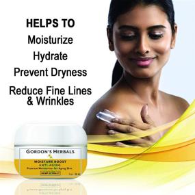 img 2 attached to 🌿 Gordon's Herbals Moisture Boost: Anti-Aging & Skin Care - Hyaluronic Acid, Vitamin B3, Hemp Extract & Aloe - Long Lasting Concentrated Formula - Made in USA (1oz)