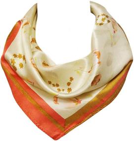 img 4 attached to Wrapables Neckerchief Square Sailor Stripes Women's Accessories in Scarves & Wraps