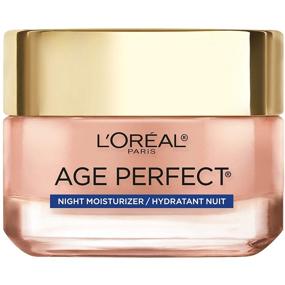 img 4 attached to 💆 L'Oreal Paris Age Perfect Rosy Tone Cooling Night Moisturizer - Make your skin more supple and reactivate rosy radiance with this 1.7 oz face moisturizer for firm skin.