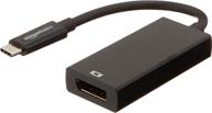 💻 черный адаптер displayport к usb 3.1 type-c от amazon basics логотип