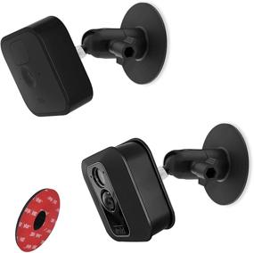 img 4 attached to 📷 VHB Stick On Adhesive Mount Bracket Kit for Blink Mini, XT2/3, and All-New Blink - Effortless Ceiling Installation for Blink Cameras (2-Pack)