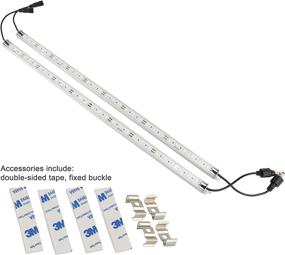 img 2 attached to LEDENET 20-inch Blue Aluminum Aquarium LED Strip with 30 LEDs and Waterproof IP67