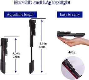 img 1 attached to GIYO Mini Bike Pump with Pressure Gauge & Repair Kit - Portable Compact Bicycle Pump for Road, Mountain & BMX Cycling - Presta & Schrader Compatible - 120 PSI