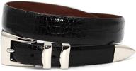 torino leather co belts black logo