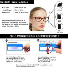 img 2 attached to 👓 OCCI CHIARI Progressive Multifocal Lady Reading Glasses: Anti Blue Light Computer Reader for Effective Eye Protection