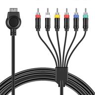🎮 urwoow ps3 component av cable: 6-foot high resolution hdtv video cable compatible with ps3/ps2/ps1 - premium quality logo