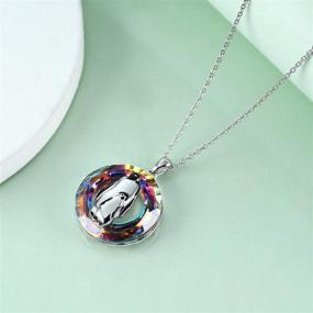 img 3 attached to 🐧 Penguin Necklace Gifts: Exquisite 925 Sterling Silver Crystal Pendant Jewelry for Penguin Lovers