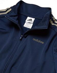 img 2 attached to 👕 adidas Boys' Tricot Active Track Warm-up Jacket: A Perfect Blend of Style and Functionality