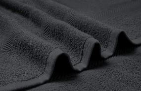 img 2 attached to 🛀 HomeLabels Charcoal Grey Bath Towels Set of 6 (22x44) - Soft, Highly Absorbent, Hotel and Spa Quality for Everyday Use