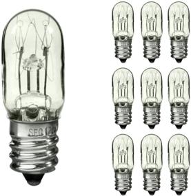 img 4 attached to Tubular Crystal Clear Candelabra LED Indicator Bulb