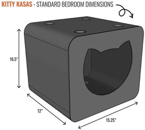 img 2 attached to 🐱 Introducing Kitty Kasas New Standard Easy Assembly Series Cat House Cubes - Perfect for Your Feline Friends!