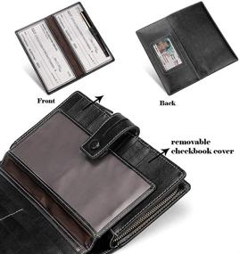 img 1 attached to 👜 FT Women's Handbags & Wallets: Checkbook Organizer Wristlet for Seamless Organization