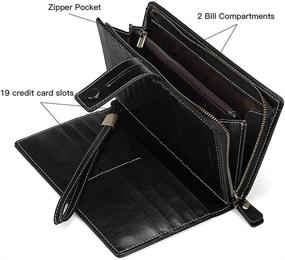 img 2 attached to 👜 FT Women's Handbags & Wallets: Checkbook Organizer Wristlet for Seamless Organization