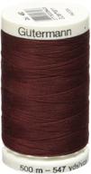 gutermann sew all thread 547yd burgundy logo