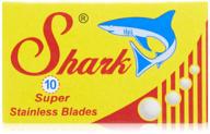 🦈 200 count shark super stainless double edge razor blades logo