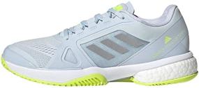 img 2 attached to Adidas Barricade Silver Metallic Yellow Women's Shoes