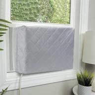 🌬️ hoxha double insulation anti-rust adjustable window ac cover - keep your indoor air conditioner protected and efficient логотип