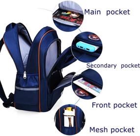 img 2 attached to Elementary Waterproof Lightweight Reflective Backpacks Backpacks and Kids' Backpacks