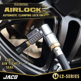 img 1 attached to 🚀 JACO Lightning L2-Series Tire Air Chuck - 1/4" Female NPT, Open Flow (2 шт.) - улучшено для SEO