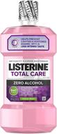 🌿 познайте силу listerine total care антикавитарного безалкогольного устного ополаскивания - фторидное ополаскивание для оптимального устного здоровья, свежий мятный вкус, 500 мл. логотип