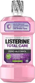 img 4 attached to 🌿 Discover the Power of Listerine Total Care Alcohol-Free Anticavity Mouthwash - A Fluoride Mouthwash for Optimal Oral Health, Fresh Mint Flavor, 500 mL