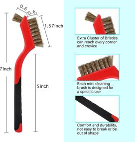 img 3 attached to 🧹 MUKOSEL Stainless Welding Cleaning Brushes