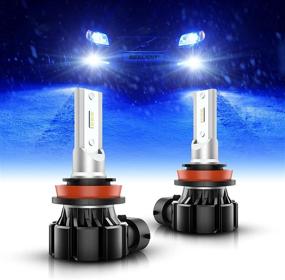 img 4 attached to SEALIGHT H11/H8/H16 LED Fog Light Bulbs Blue - 4000 Lumens, 12W High Power - DRL Replacement for Cars & Trucks (Pack of 2)