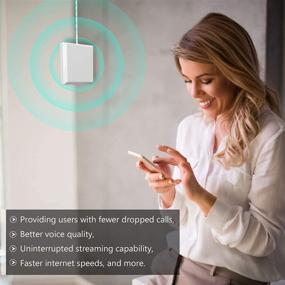 img 2 attached to Усилитель сигнала мобильного телефона: AT&T, T-Mobile и US Cellular Band 12/17 улучшает, усиливает и улучшает охват голоса и данных с 4G LTE 700MHZ комплектом усилителя сигнала мобильного телефона для дома и офиса, охватывающим 5,000 кв. фт.