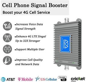 img 3 attached to Усилитель сигнала мобильного телефона: AT&T, T-Mobile и US Cellular Band 12/17 улучшает, усиливает и улучшает охват голоса и данных с 4G LTE 700MHZ комплектом усилителя сигнала мобильного телефона для дома и офиса, охватывающим 5,000 кв. фт.