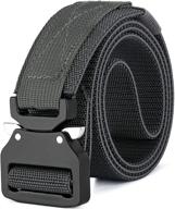 deyace tactical belt women: versatile quick-release nylon hiking belt for all pants loops (1.5 inches) logo