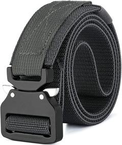 img 4 attached to DEYACE Tactical Belt Women: Versatile Quick-Release Nylon Hiking Belt for All Pants Loops (1.5 Inches)