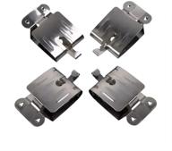 🎞️ set of 4 stainless steel film clips with lead block for straight film air-dry in darkroom | processing equipment for 135, 120 roll films, 35mm negatives, and 4x5 film sheets logo