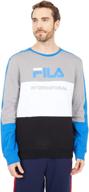 fila bravo sweatshirt white black logo