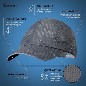 img 3 attached to 🏃 TrailHeads Race Day Performance Running Hat: Lightweight Sport Cap for Men - Quick Dry Technology