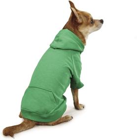 img 3 attached to 🐶 30-Inch XXL Green Basic Hoodie for Dogs by Casual Canine