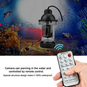 img 4 attached to 📷 360° Rotating LED Underwater Fishing Camera for Ice, Lake, and Boat Fishing - 20m Color Video Fish Finder
