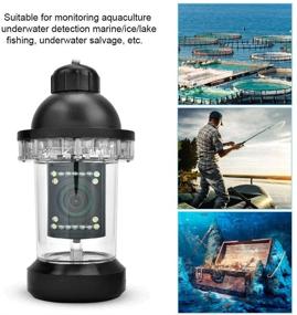 img 3 attached to 📷 360° Rotating LED Underwater Fishing Camera for Ice, Lake, and Boat Fishing - 20m Color Video Fish Finder