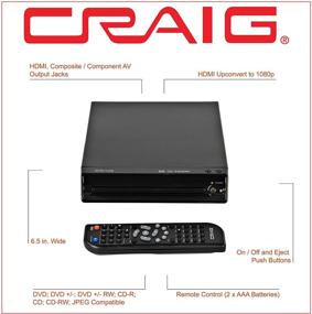 img 3 attached to Craig HDMI Player Remote CVD401A