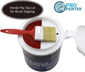 img 2 attached to 🚰 Drip-Free Pouring: Dynamic Paint Can Lid with Spout for 1 Gallon Cans
